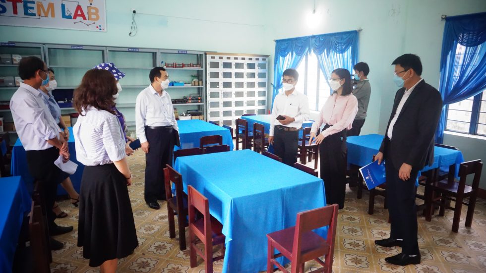 Lễ ký kết thỏa thuận hợp tác và hỗ trợ phát triển giáo dục huyện Quế Sơn giai đoạn 2022-2025 và Khánh thành các phòng STEM LAB