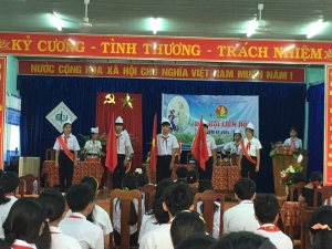 Đại hội Liên đội trường THCS Quế Hiệp nhiệm kỳ 2024-2025